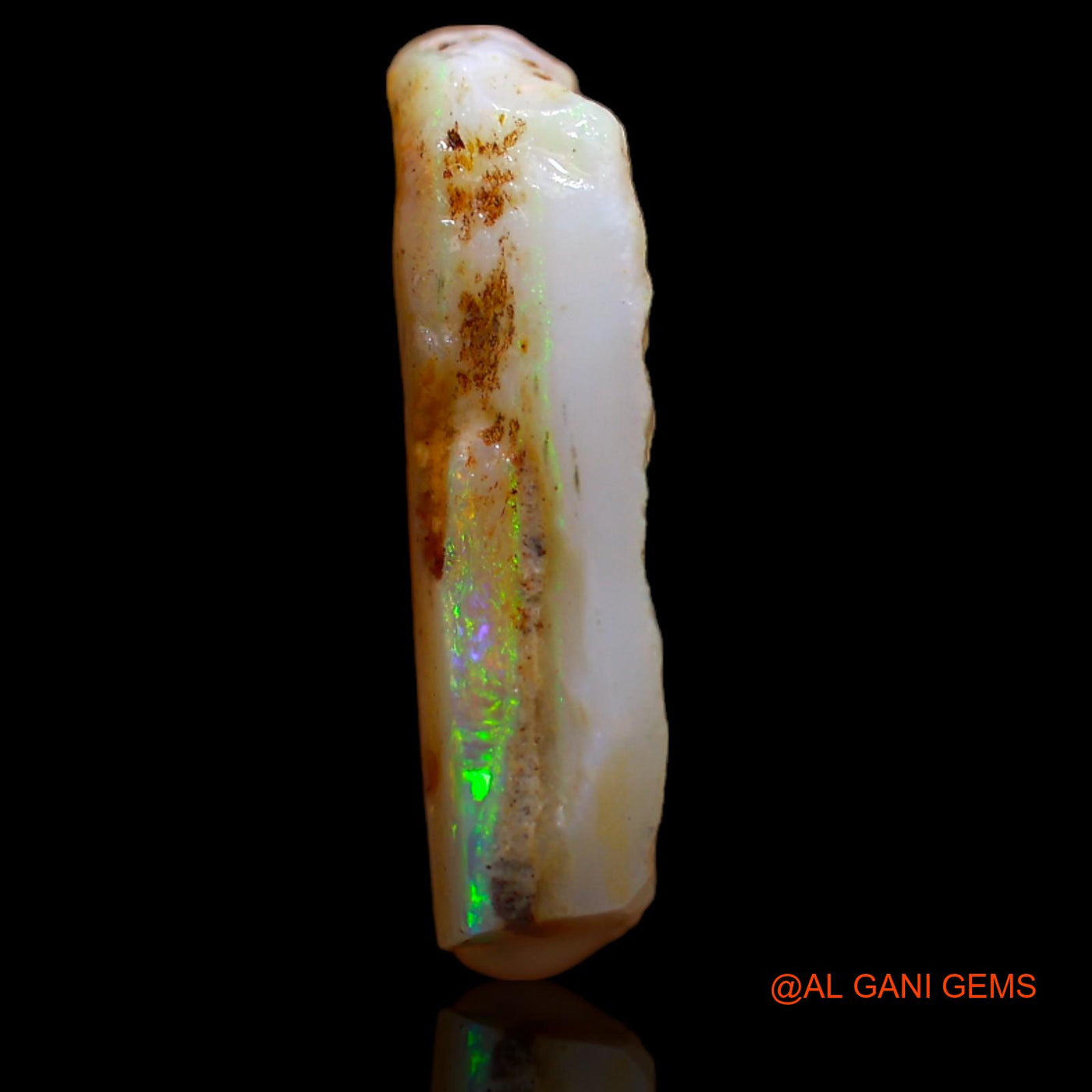 Natural Untreated Fire Opal Loose Gemstone Fancy Rough From Australia 11.65 Cts 21x14x5 mm RA-891