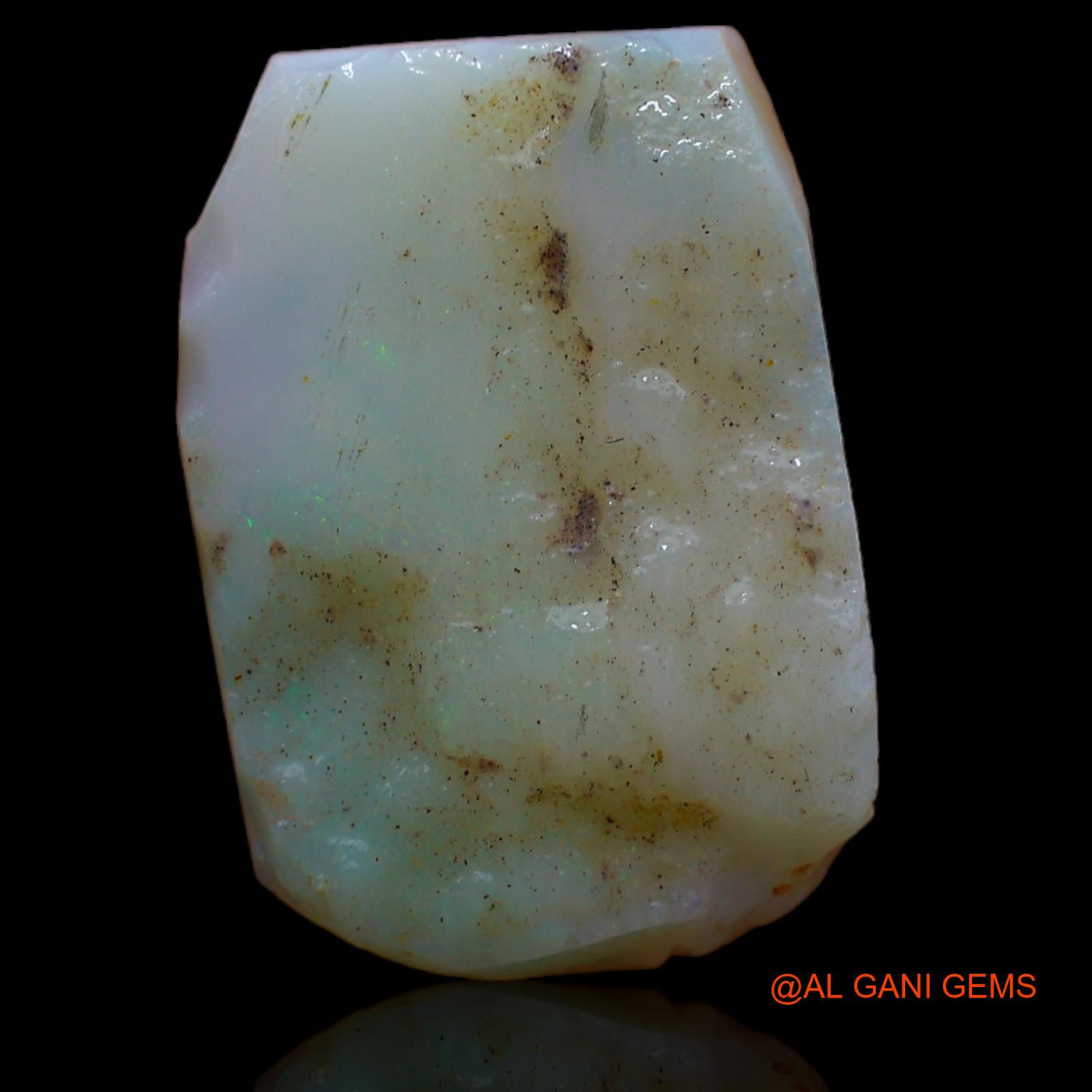 Natural Untreated Fire Opal Loose Gemstone Fancy Rough From Australia 11.65 Cts 21x14x5 mm RA-891