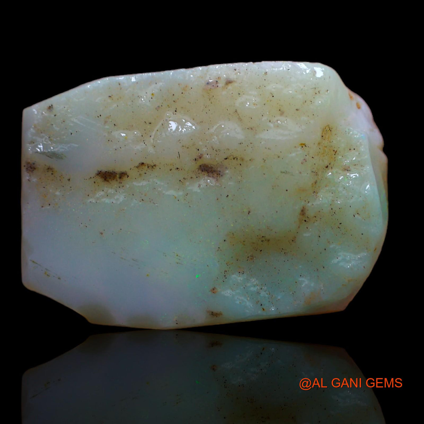 Natural Untreated Fire Opal Loose Gemstone Fancy Rough From Australia 11.65 Cts 21x14x5 mm RA-891