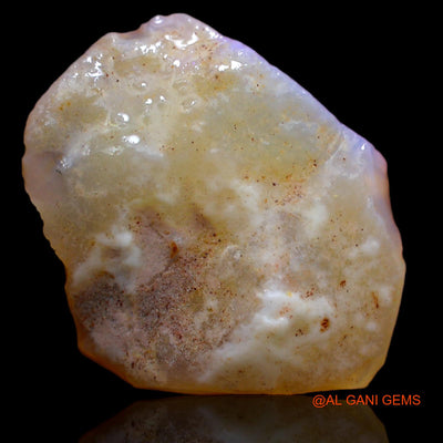 9.75 Cts Natural Australian Fire Opal Fancy Rough Loose Gemstone For Jewelry 23x18x5 mm RA-892