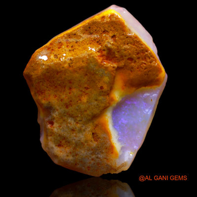 9.75 Cts Natural Australian Fire Opal Fancy Rough Loose Gemstone For Jewelry 23x18x5 mm RA-892
