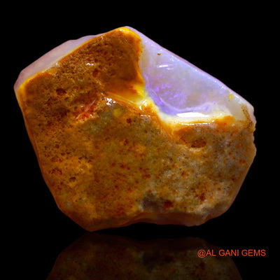9.75 Cts Natural Australian Fire Opal Fancy Rough Loose Gemstone For Jewelry 23x18x5 mm RA-892