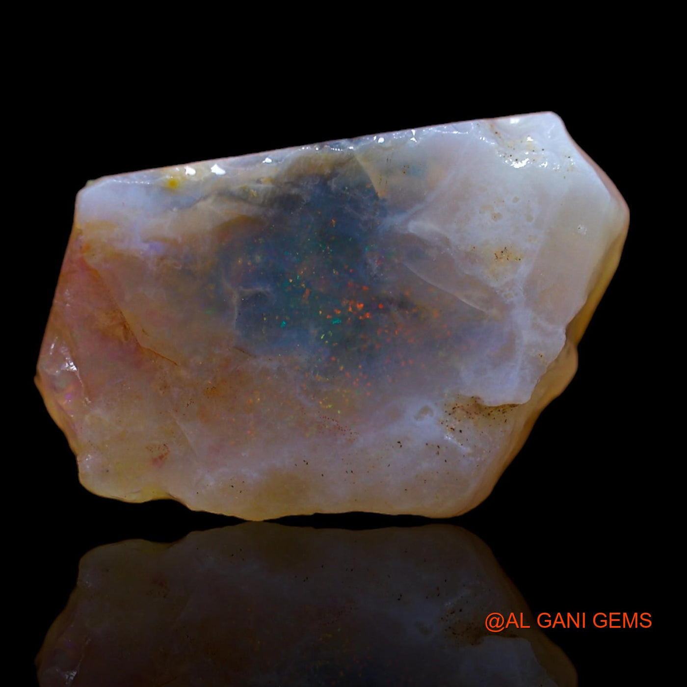 18.95 Cts Unheated Australian Fire Opal Loose Gemstone Fancy Rough Natural 23x14x8 mm RA-893
