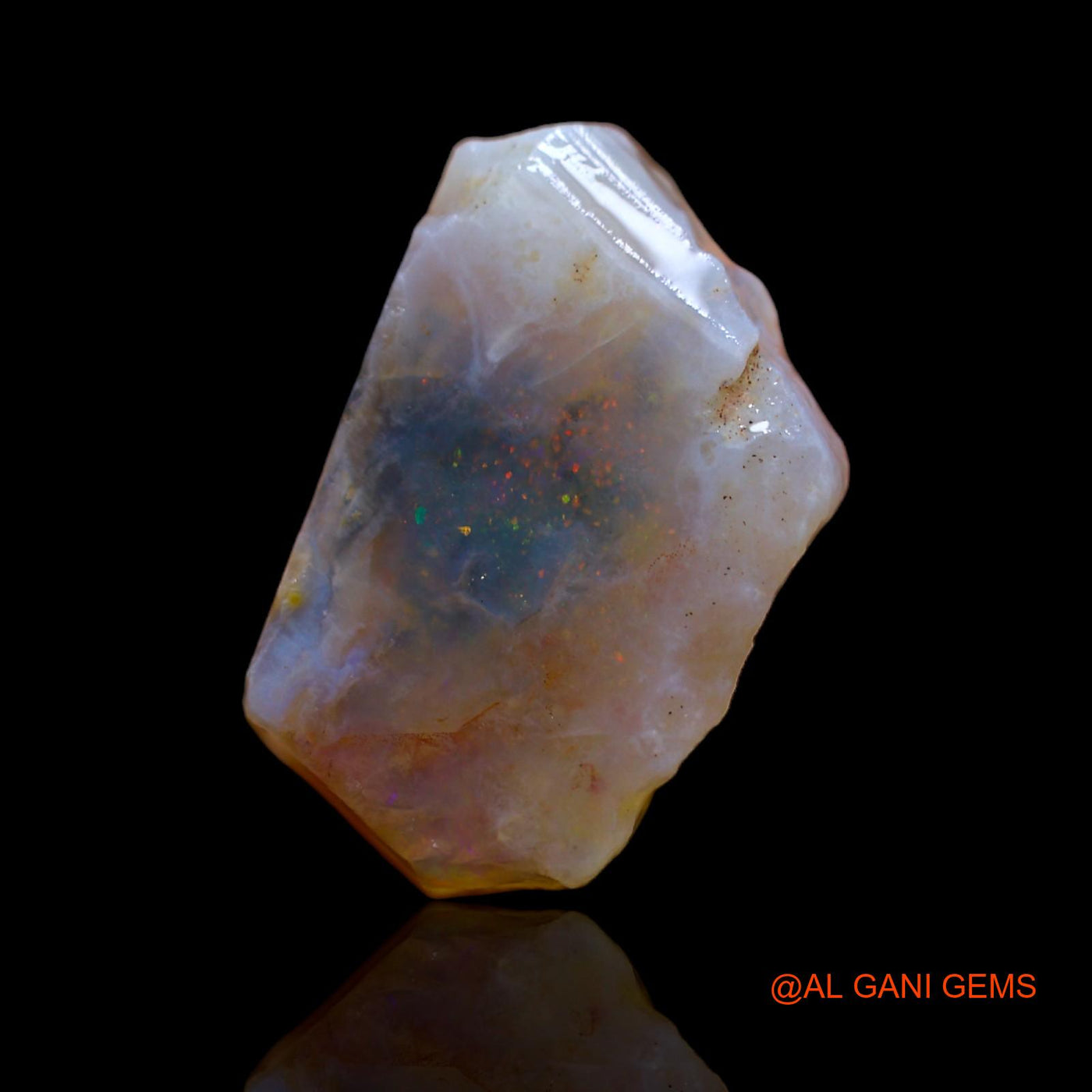 18.95 Cts Unheated Australian Fire Opal Loose Gemstone Fancy Rough Natural 23x14x8 mm RA-893