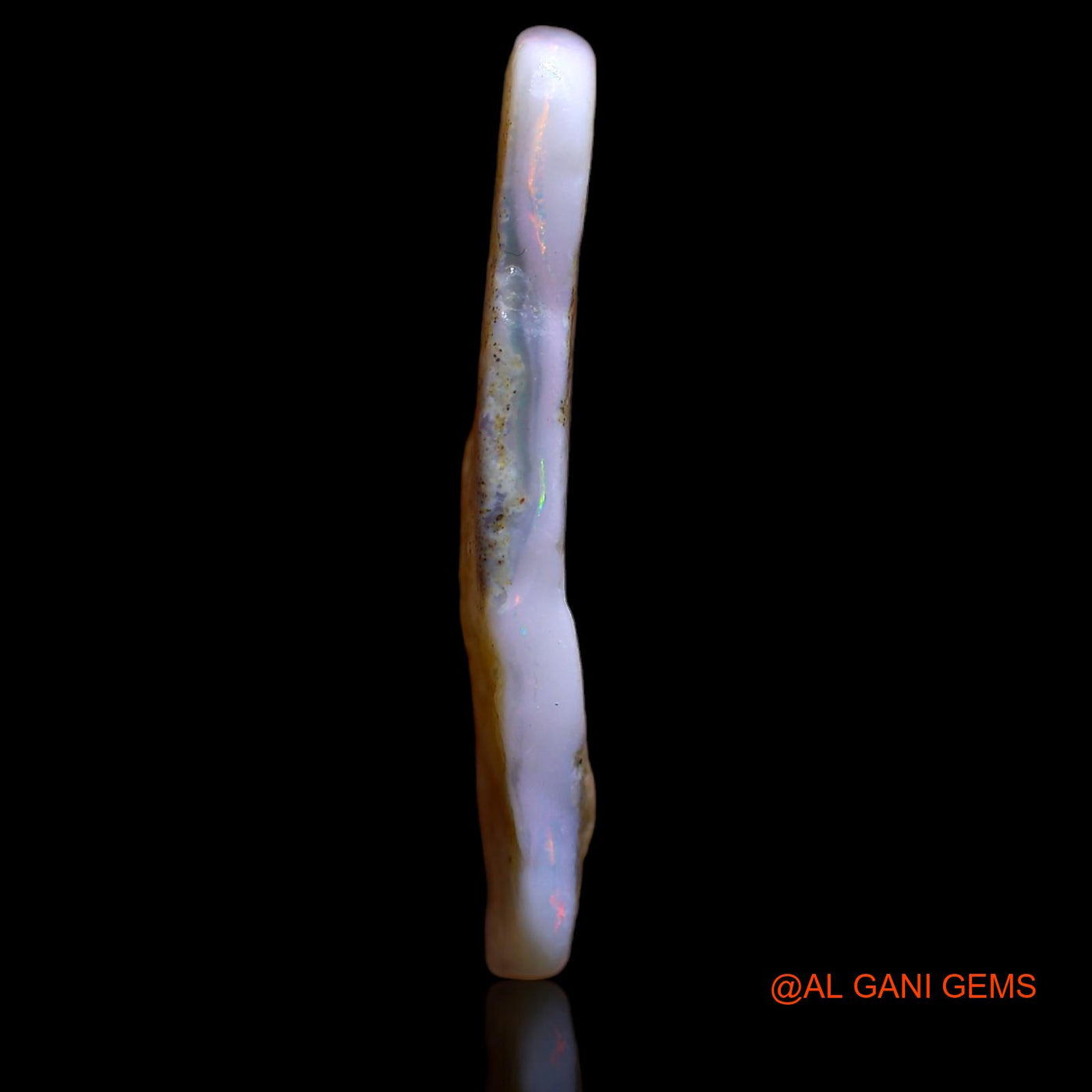 10.25 Cts Natural Australian Fire Opal Fancy Rough Loose Gemstone For Jewelry 34x13x4 mm RA-897