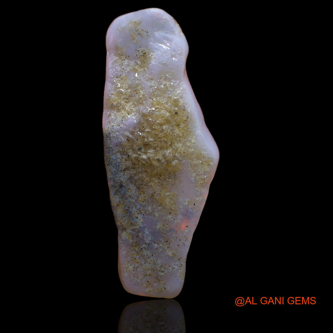 10.25 Cts Natural Australian Fire Opal Fancy Rough Loose Gemstone For Jewelry 34x13x4 mm RA-897