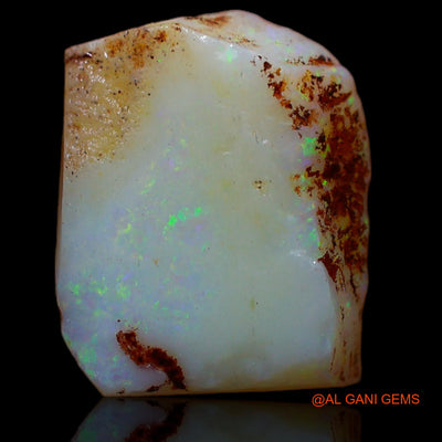 Natural Untreated Fire Opal Loose Gemstone Fancy Rough From Australia 6.25 Cts 14x5x11 mm RA-8
