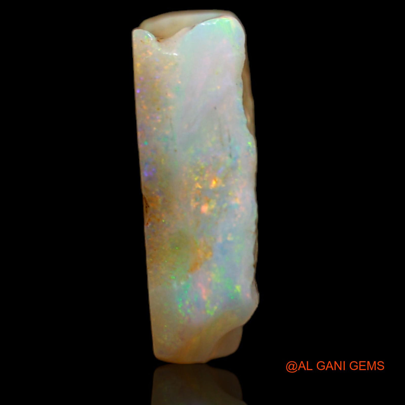 Natural Untreated Fire Opal Loose Gemstone Fancy Rough From Australia 3.30 Cts 13x8x4 mm RA-914