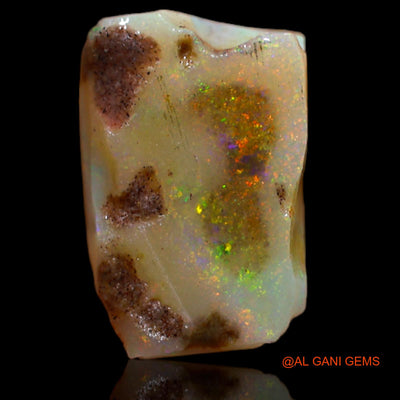 Natural Untreated Fire Opal Loose Gemstone Fancy Rough From Australia 3.30 Cts 13x8x4 mm RA-914