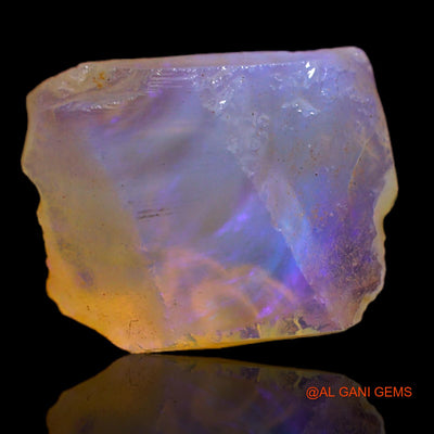 Natural Untreated Fire Opal Loose Gemstone Fancy Rough From Australia 3.80 Cts 12x10x5 mm RA-915