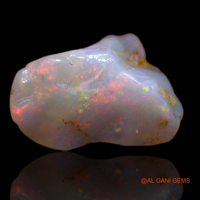 Natural Fire Opal Gemstone 3.75 Cts Loose Fancy Rough From Australia 12x8x7 mm RA-916
