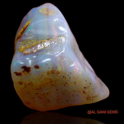 Natural Fire Opal Gemstone 3.75 Cts Loose Fancy Rough From Australia 12x8x7 mm RA-916