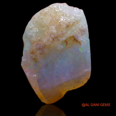 Natural Fire Opal Gemstone 3.45 Cts Loose Fancy Rough From Australia 14x9x4 mm RA-918