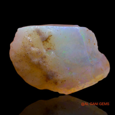 Natural Fire Opal Gemstone 3.45 Cts Loose Fancy Rough From Australia 14x9x4 mm RA-918
