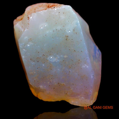 Natural Fire Opal Gemstone 3.45 Cts Loose Fancy Rough From Australia 14x9x4 mm RA-918