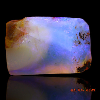 Natural Untreated Fire Opal Loose Gemstone Fancy Rough From Australia 4.35 Cts 13x9x5 mm RA-919