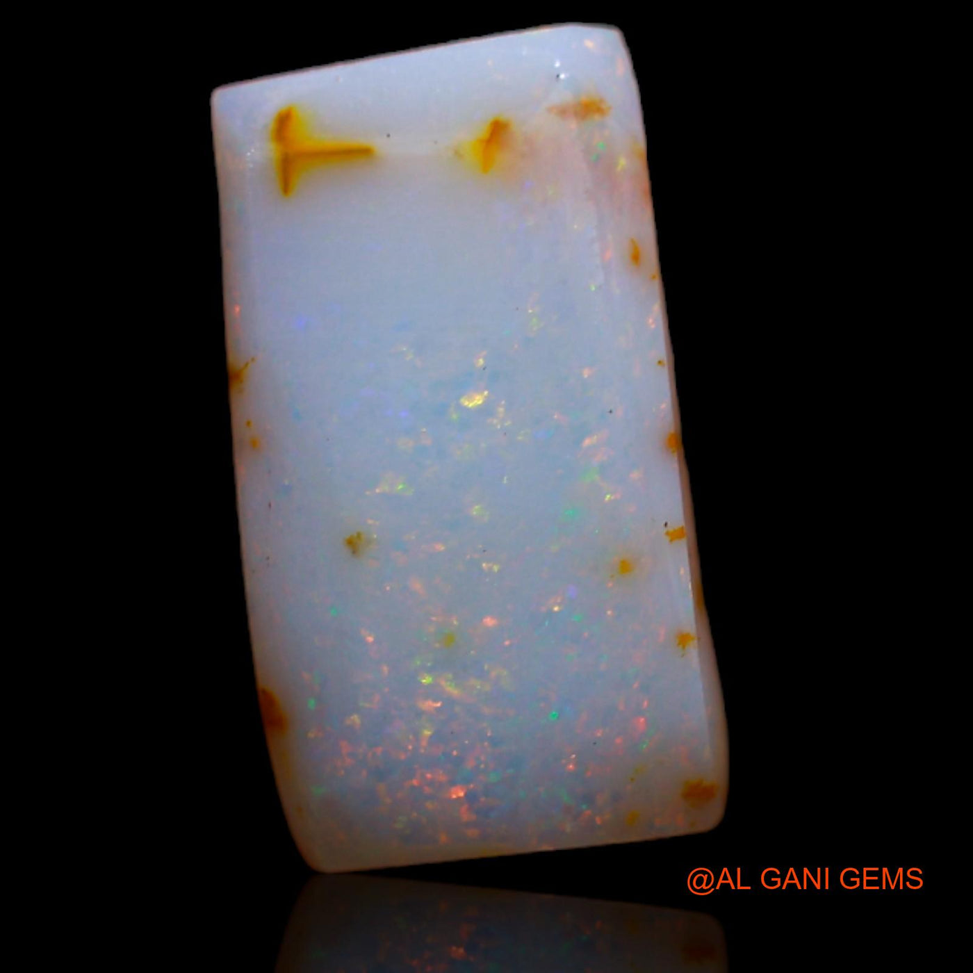 3.65 Cts Natural Australian Fire Opal Fancy Rough Loose Gemstone For Jewelry 14x7x4 mm RA-923
