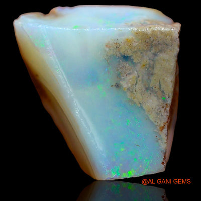 7.65 Cts Natural Australian Fire Opal Loose Gemstone Fancy Rough 13x13x7 mm RA-92
