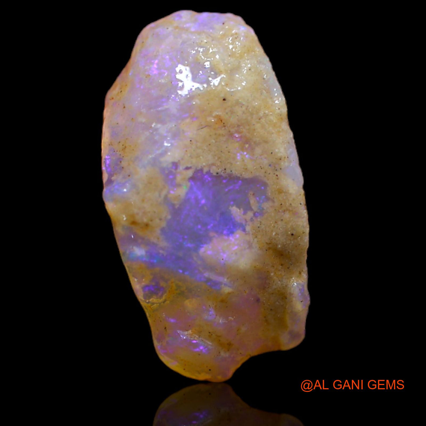 2.45 Cts Natural Australian Fire Opal Loose Gemstone Fancy Rough 17x9x2 mm RA-936