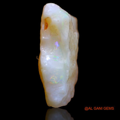 Natural Fire Opal Gemstone 4.90 Cts Loose Fancy Rough From Australia 14x13x5 mm RA-937