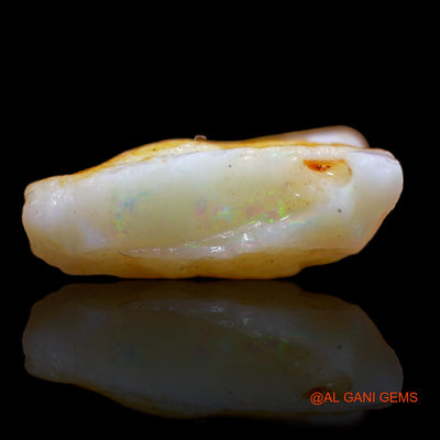 Natural Fire Opal Gemstone 4.90 Cts Loose Fancy Rough From Australia 14x13x5 mm RA-937