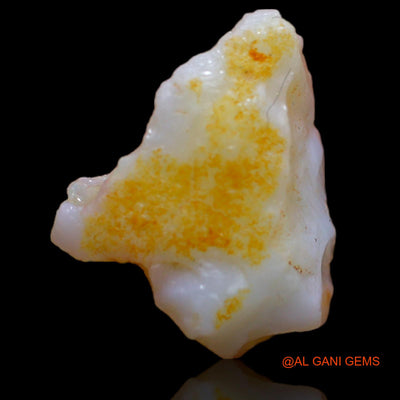 Natural Fire Opal Gemstone 4.90 Cts Loose Fancy Rough From Australia 14x13x5 mm RA-937