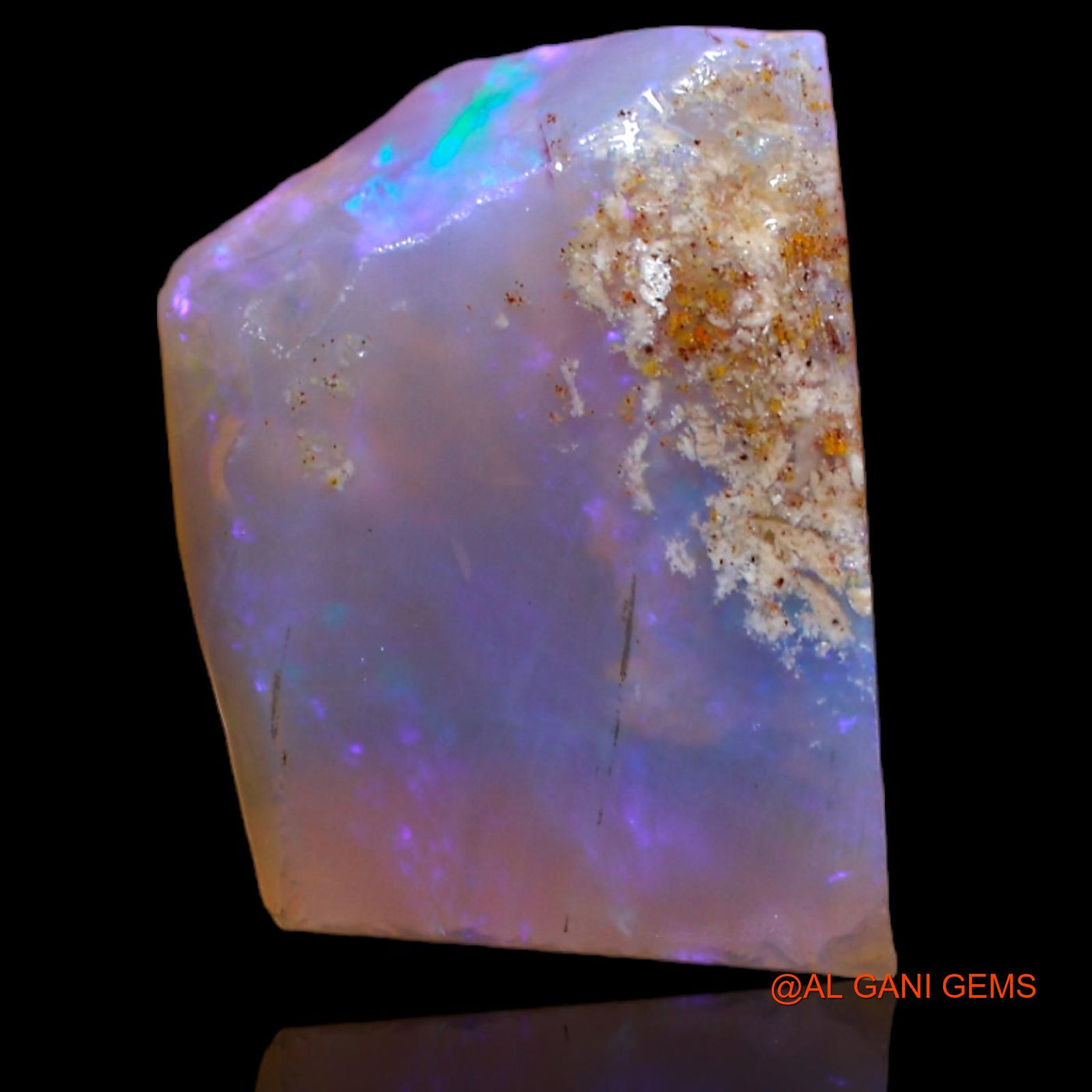 6.50 Cts Natural Australian Fire Opal Loose Gemstone Fancy Rough 15x11x5 mm RA-93