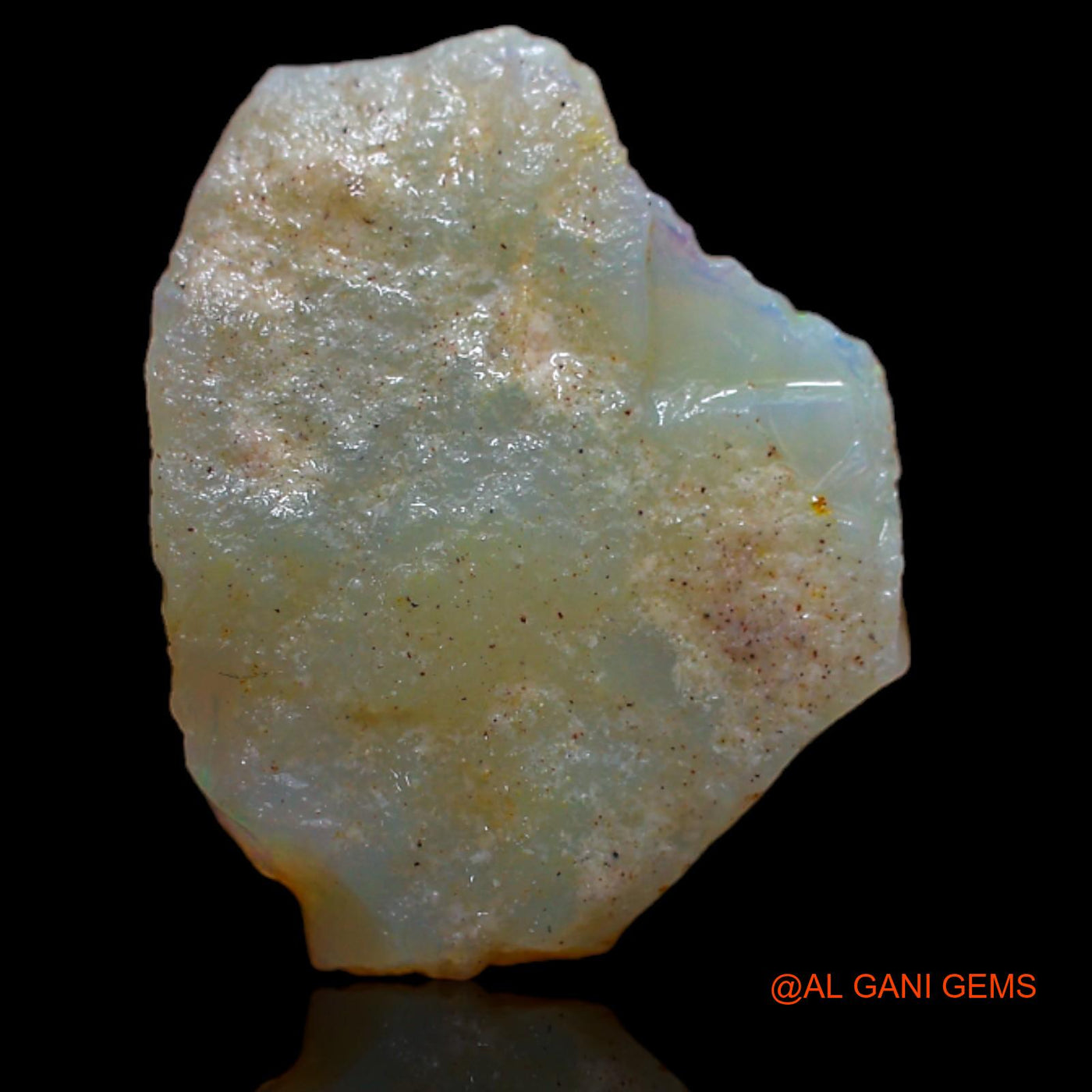 5.60 Cts Natural Australian Fire Opal Fancy Rough Loose Gemstone For Jewelry 16x15x4 mm RA-940