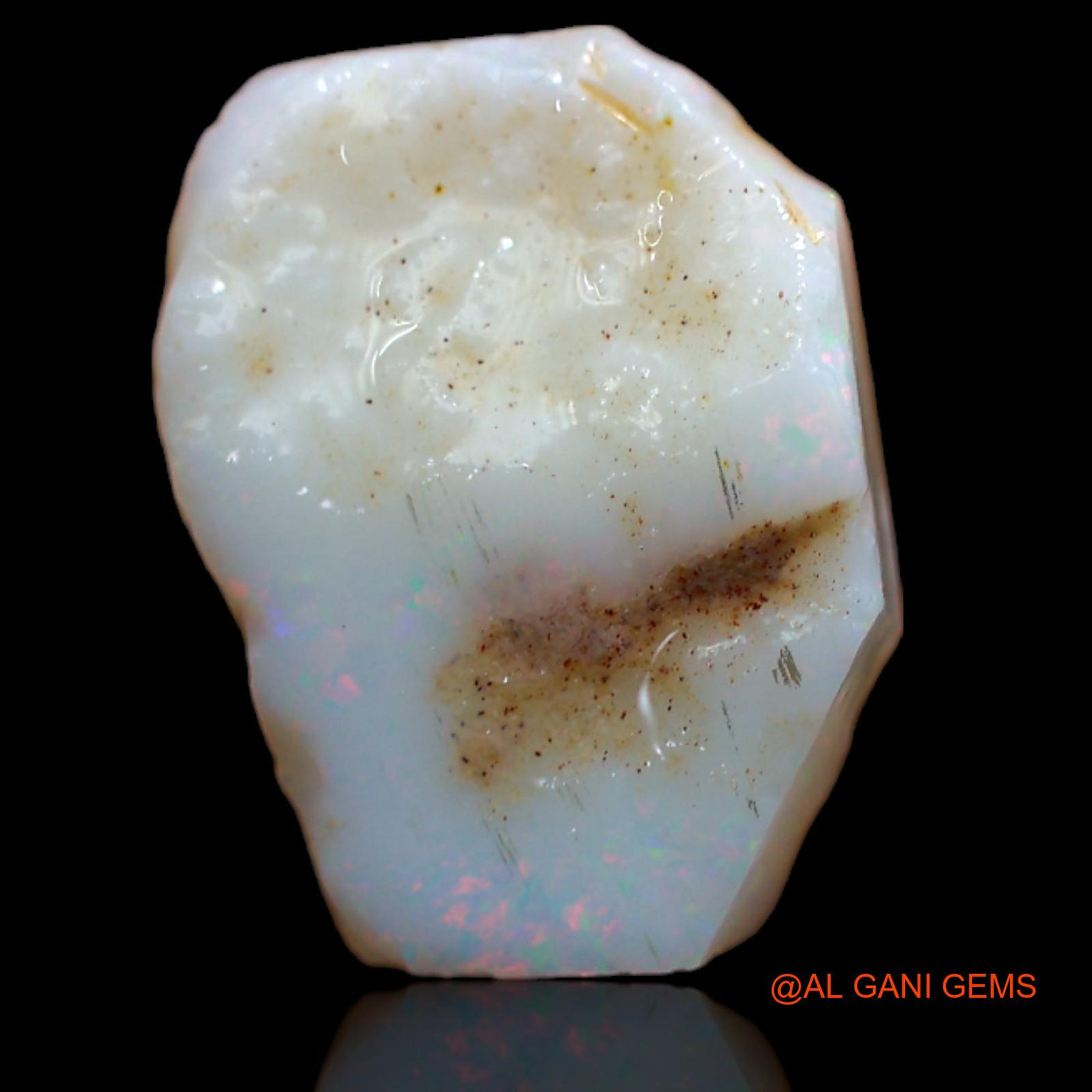 5.40 Cts Unheated Australian Fire Opal Loose Gemstone Fancy Rough Natural 15x12x4 mm RA-941