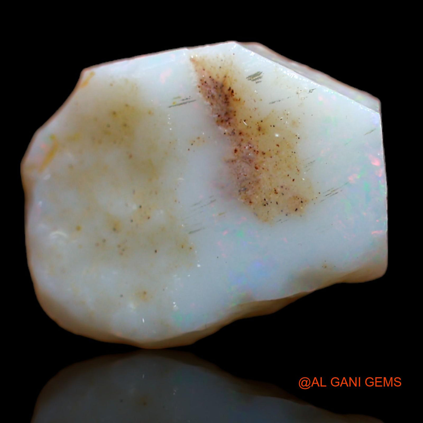 5.40 Cts Unheated Australian Fire Opal Loose Gemstone Fancy Rough Natural 15x12x4 mm RA-941