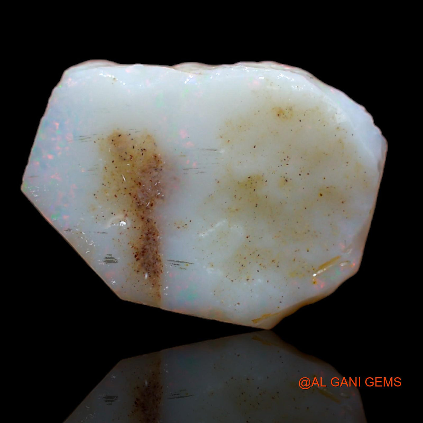 5.40 Cts Unheated Australian Fire Opal Loose Gemstone Fancy Rough Natural 15x12x4 mm RA-941