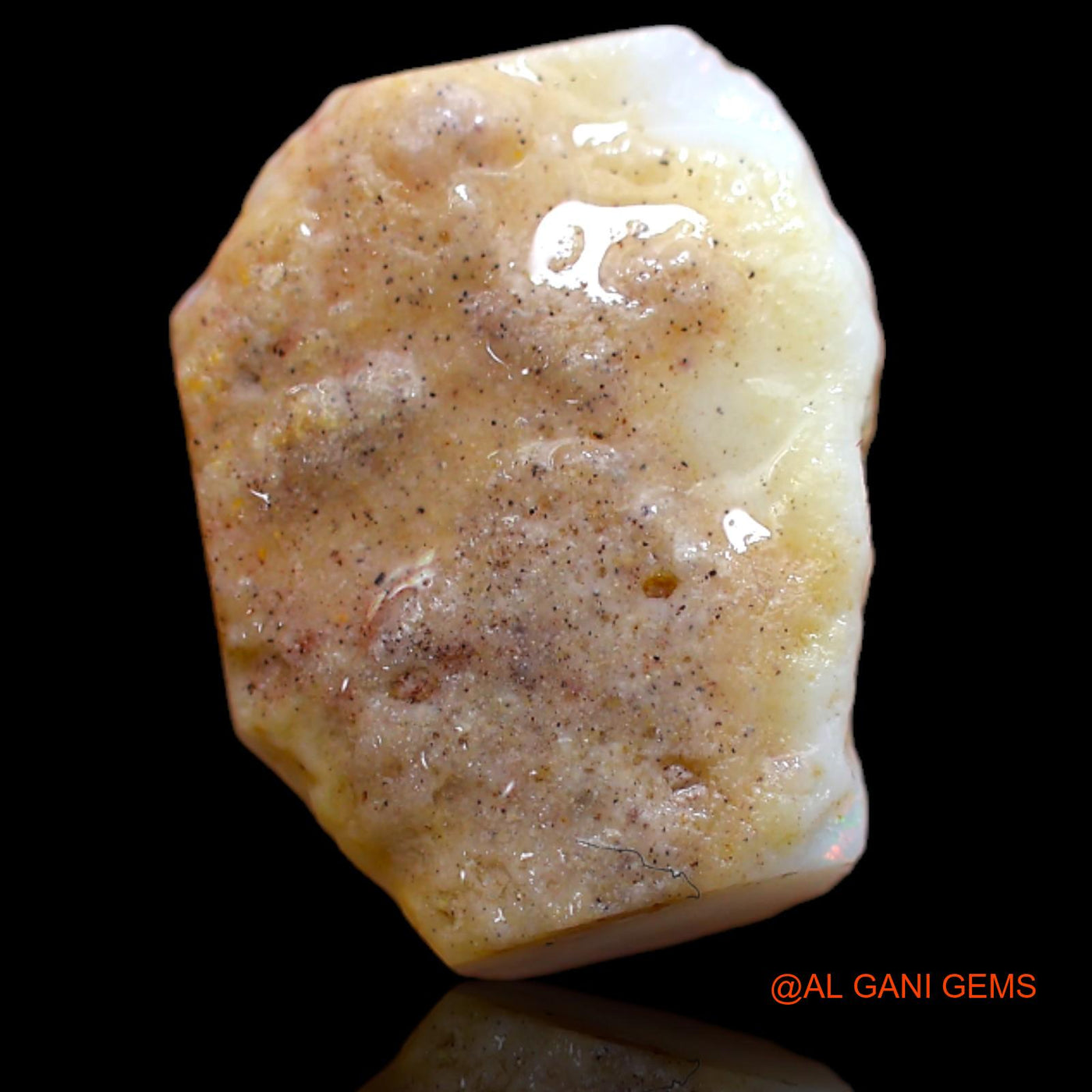 5.40 Cts Unheated Australian Fire Opal Loose Gemstone Fancy Rough Natural 15x12x4 mm RA-941