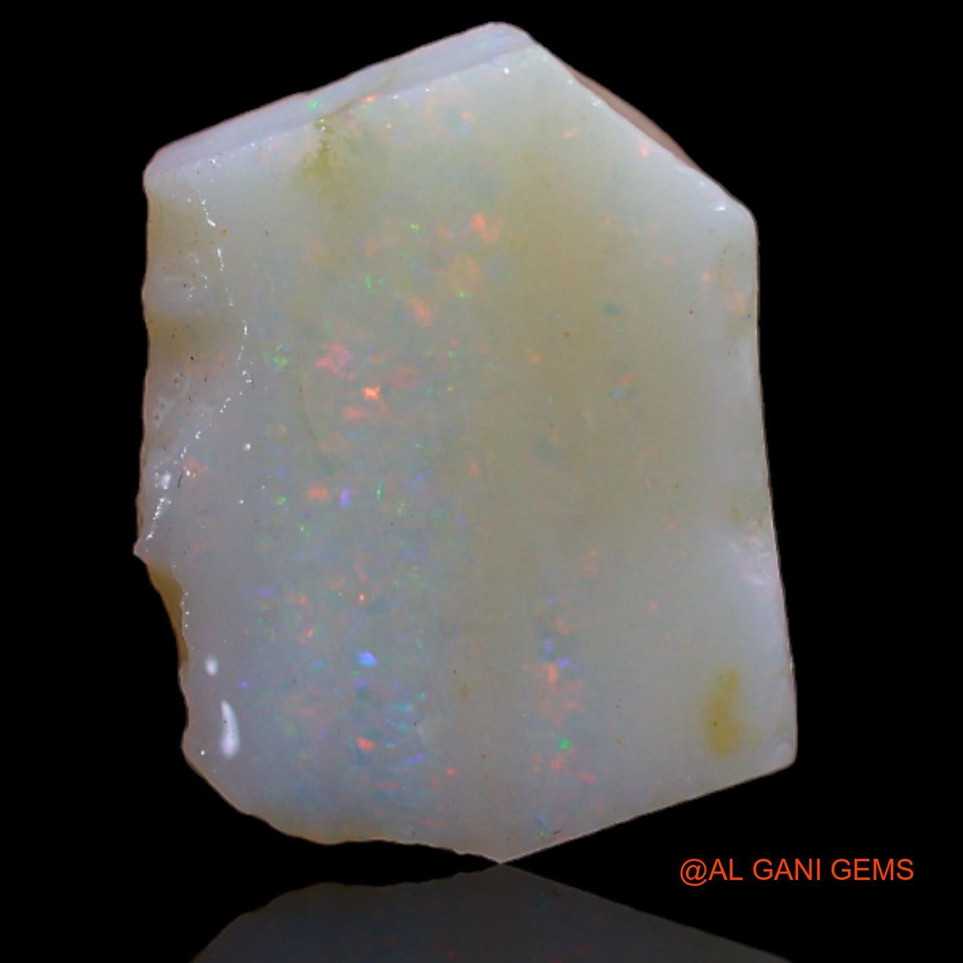 Natural Untreated Fire Opal Loose Gemstone Fancy Rough From Australia 5.65 Cts 14x10x5 mm RA-942