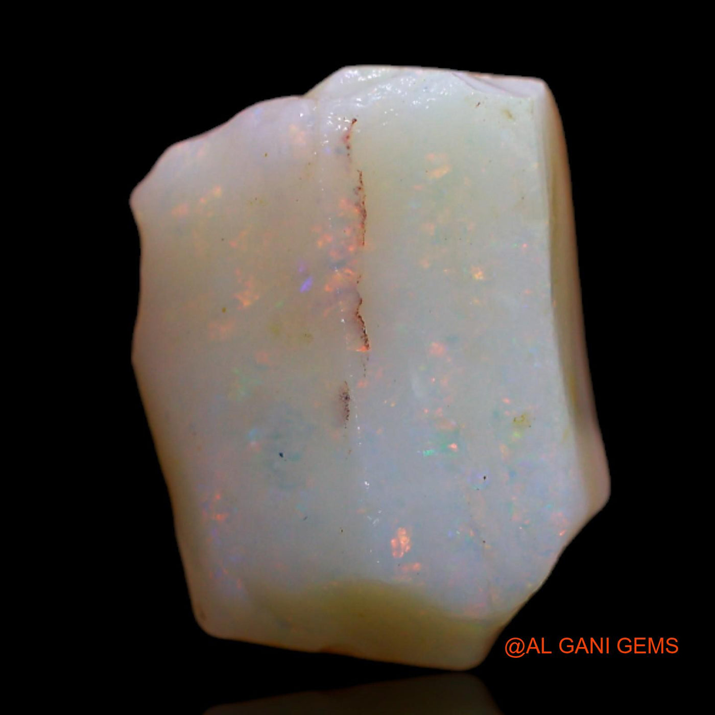 Natural Untreated Fire Opal Loose Gemstone Fancy Rough From Australia 5.65 Cts 14x10x5 mm RA-942