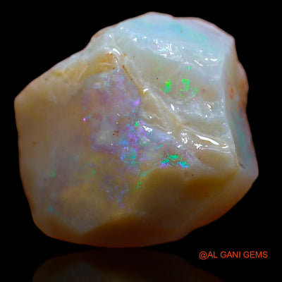 6.55 Cts Natural Australian Fire Opal Loose Gemstone Fancy Rough 13x13x6 mm RA-943