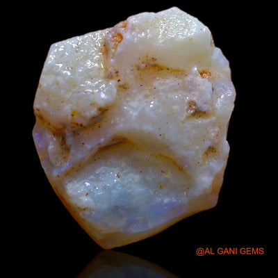 6.55 Cts Natural Australian Fire Opal Loose Gemstone Fancy Rough 13x13x6 mm RA-943