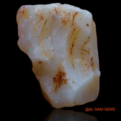 7.90 Cts Unheated Australian Fire Opal Loose Gemstone Fancy Rough Natural 15x11x8 mm RA-946