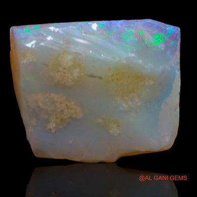 4.00 Cts Natural Australian Fire Opal Loose Gemstone Fancy Rough 13x11x3 mm RA-947