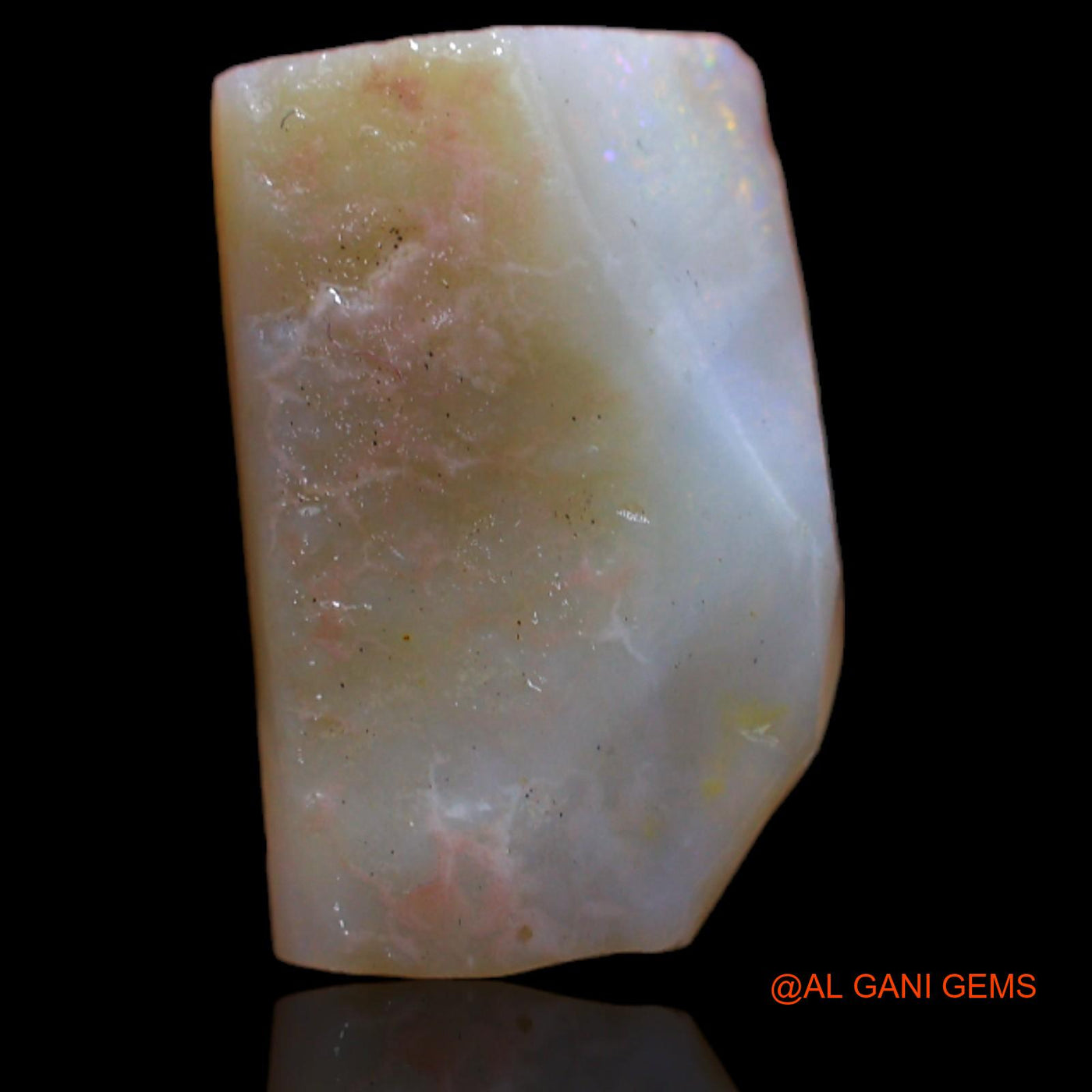 Natural Untreated Fire Opal Loose Gemstone Fancy Rough From Australia 4.50 Cts 14x9x4 mm RA-948