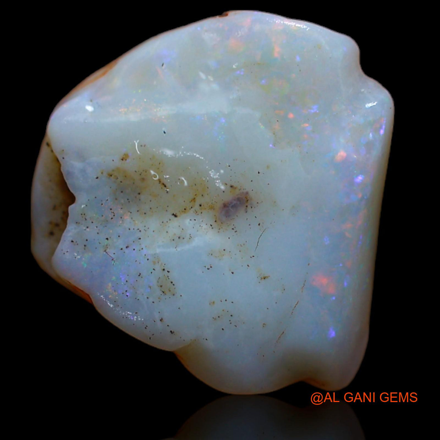 4.90 Cts Natural Australian Fire Opal Loose Gemstone Fancy Rough 14x13x4 mm RA-949