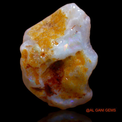 8.00 Cts Unheated Australian Fire Opal Loose Gemstone Fancy Rough Natural 18x13x7 mm RA-950
