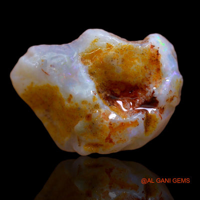 8.00 Cts Unheated Australian Fire Opal Loose Gemstone Fancy Rough Natural 18x13x7 mm RA-950