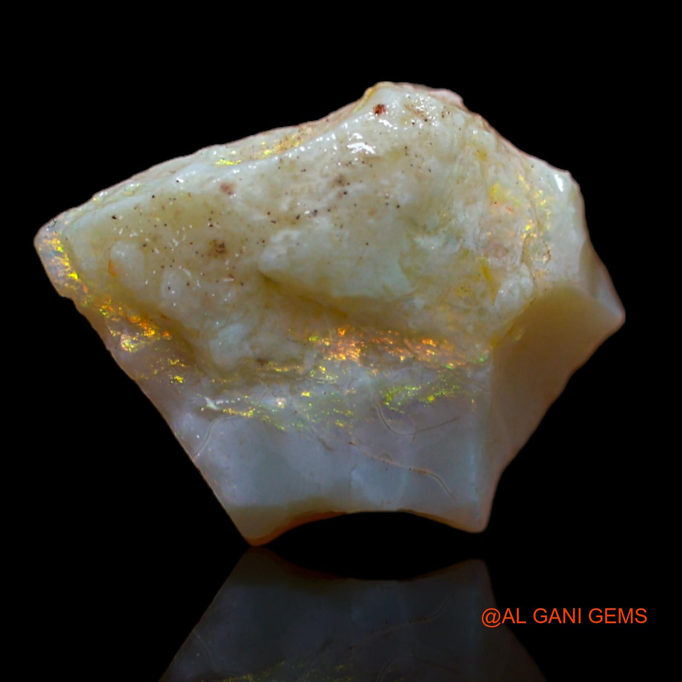 6.00 Cts Natural Australian Fire Opal Loose Gemstone Fancy Rough 13x12x6 mm RA-955