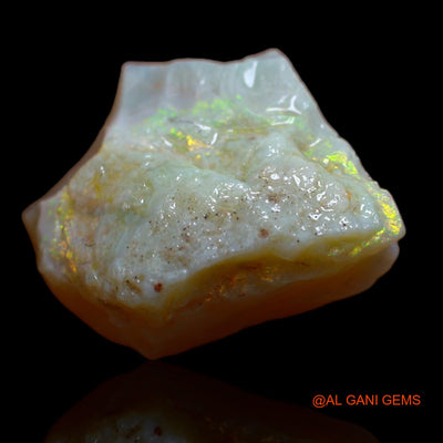 6.00 Cts Natural Australian Fire Opal Loose Gemstone Fancy Rough 13x12x6 mm RA-955