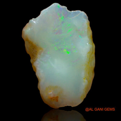 Natural Untreated Fire Opal Loose Gemstone Fancy Rough From Australia 3.85 Cts 15x10x5 mm RA-958