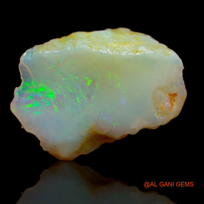 Natural Untreated Fire Opal Loose Gemstone Fancy Rough From Australia 3.85 Cts 15x10x5 mm RA-958