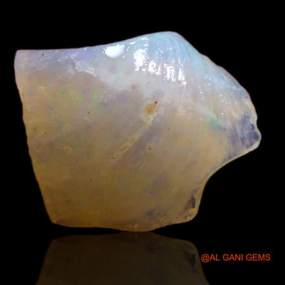 Natural Fire Opal Gemstone 5.35 Cts Loose Fancy Rough From Australia 16x13x4 mm RA-968