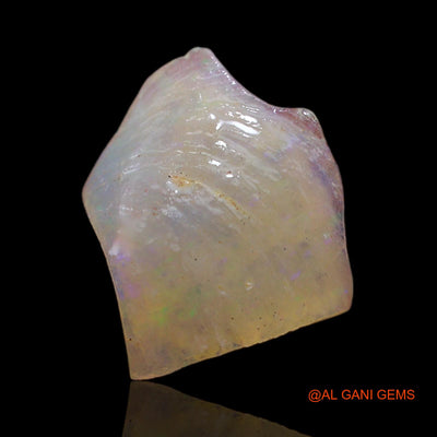 Natural Fire Opal Gemstone 5.35 Cts Loose Fancy Rough From Australia 16x13x4 mm RA-968