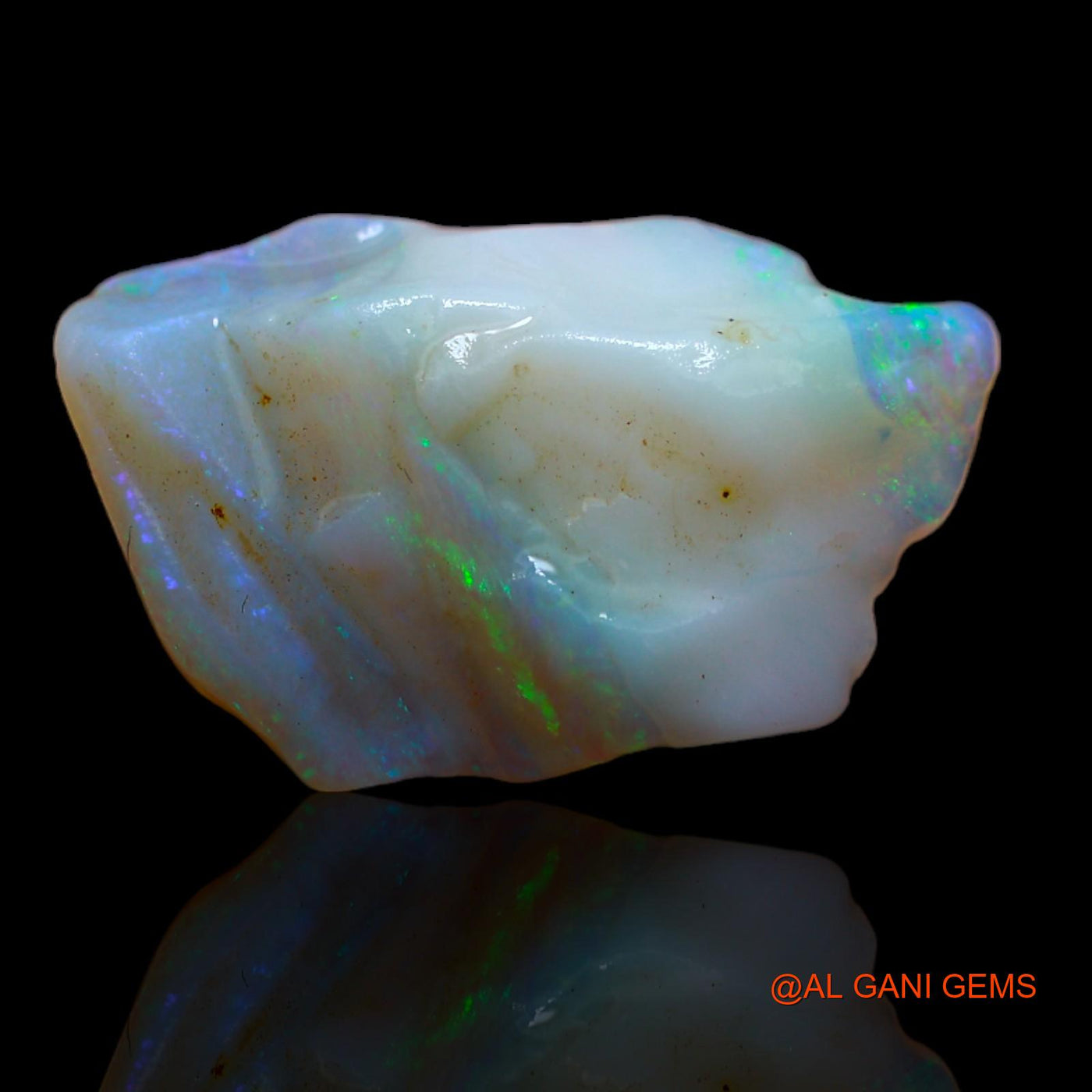Natural Fire Opal Gemstone 5.60 Cts Loose Fancy Rough From Australia 20x12x4 mm RA-969