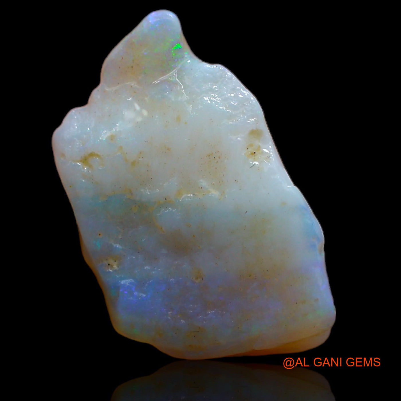 Natural Fire Opal Gemstone 5.60 Cts Loose Fancy Rough From Australia 20x12x4 mm RA-969